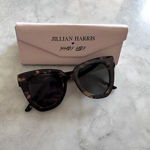 Jullian Harris tortoise sunglasses